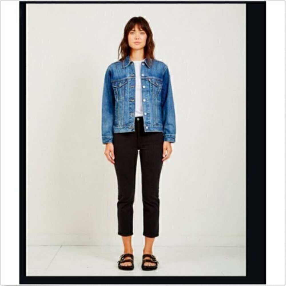 LEVI'S EX BOYFRIEND TRUCKER JEAN JACKET